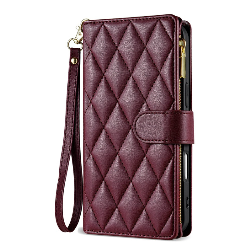 Funda tipo cartera acolchada para iPhone 18 Pro / 17 Pro