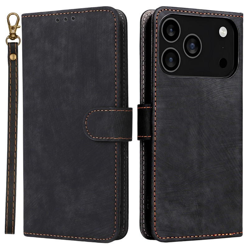 Funda para iPhone 18 Pro / 17 Pro con efecto ante y protección RFID
