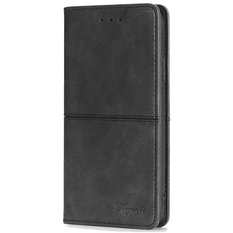Funda tipo flip para iPhone 18 Pro / 17 Pro con efecto de piel