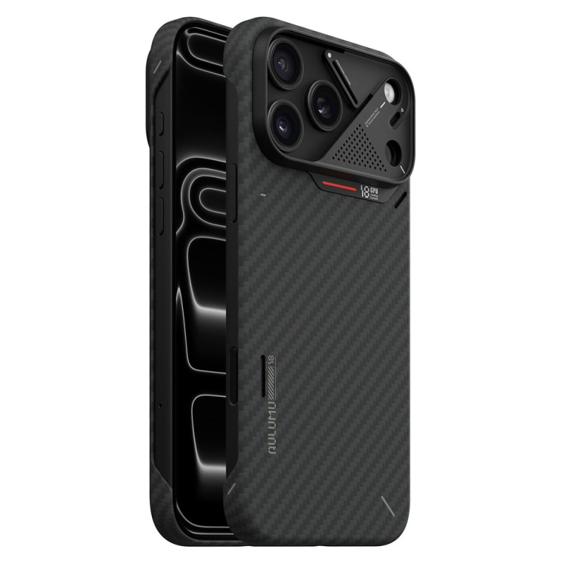 Funda para iPhone 18 Pro Max / 17 Pro Max de fibra de aramida AULUMU