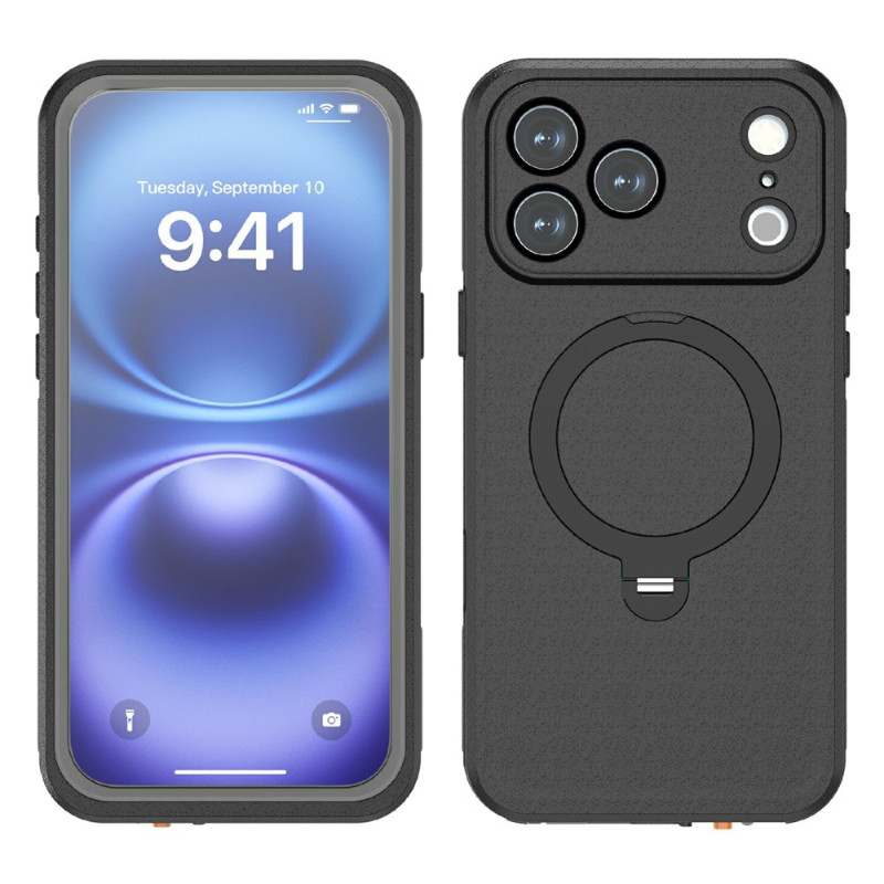 Funda para iPhone 18 Pro Max / 17 Pro Max, resistente al agua (IP68), compatible con MagSafe y con soporte