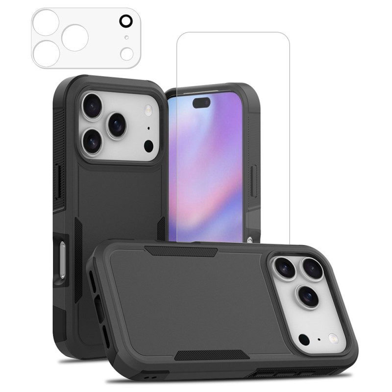 Funda antideslizante para iPhone 18 Pro Max con protector de pantalla de cristal y protector de cámara