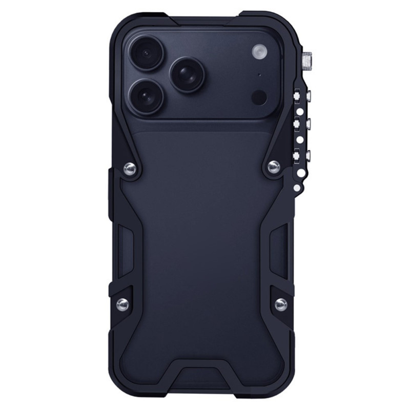 Funda protectora para iPhone 18 Pro Max / 17 Pro Max estilo mecánico con colgante