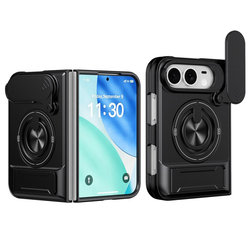 Funda magnética Duo para iPhone con tapa para la cámara y anillo giratorio