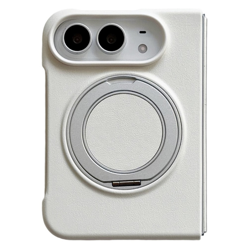 Funda para iPhone Duo de imitación de cuero con doble bisagra
