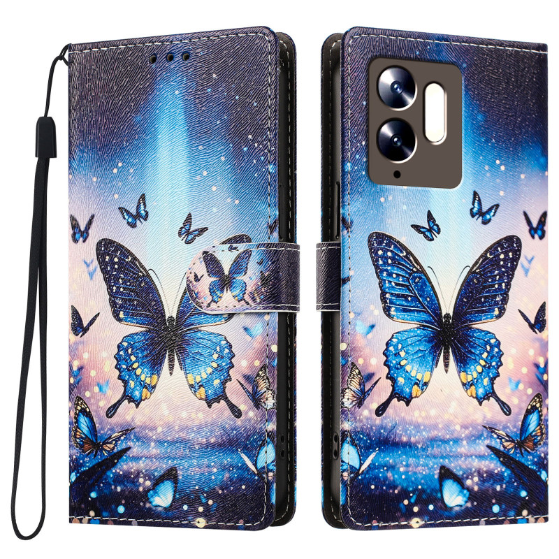 Funda para Poco C95 Pro «Mariposa fluorescente»