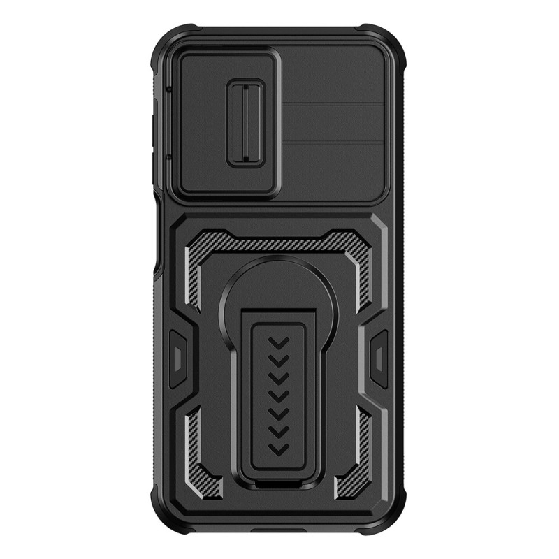 Funda para Samsung Galaxy A18 4G / A17 4G / 5G, resistente a los golpes, con tapa deslizante para la cámara y soporte