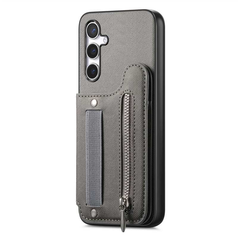 Funda para Samsung Galaxy A18 4G / A17 4G / 5G con tarjetero, protección anti-RFID, efecto vaquero y colgante