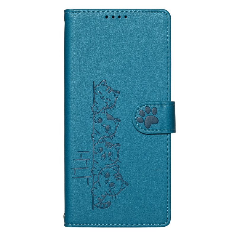 Funda para Samsung Galaxy A18 4G / A17 4G / 5G con diseño de gatos