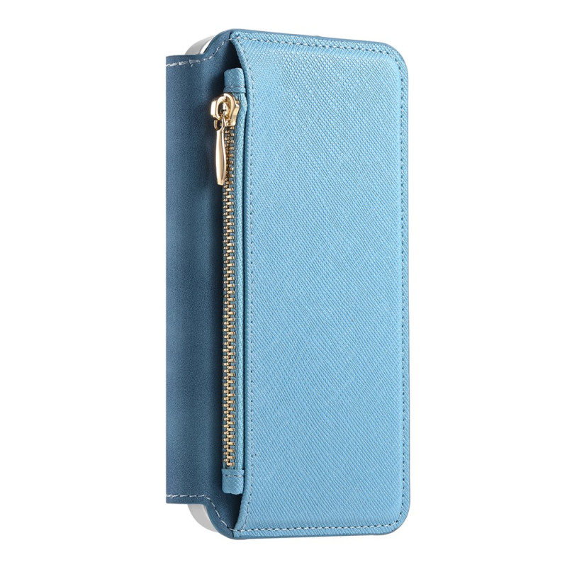 Funda tipo flip para Samsung Galaxy A18 4G / A17 4G / 5G, magnética, 2 en 1, con textura cruzada