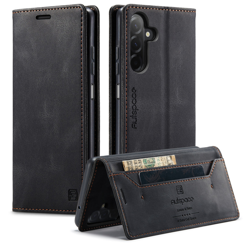 Funda tipo cartera para Samsung Galaxy A18 4G / A17 4G / 5G con protección RFID de AUTSPACE
