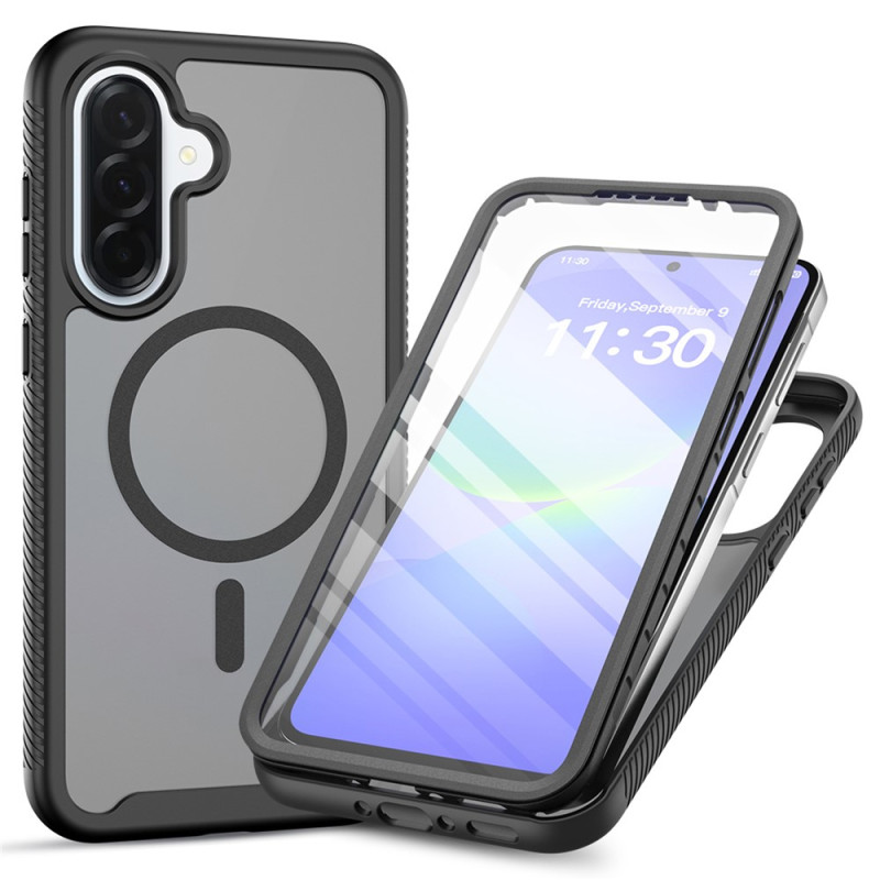 Funda magnética 3 en 1 para Samsung Galaxy A18 4G / A17 4G / 5G con protector de pantalla