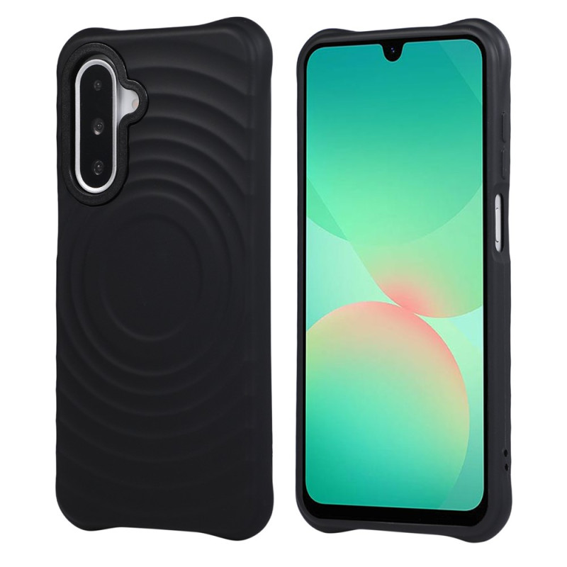 Funda magnética antideslizante con diseño ondulado para Samsung Galaxy A18 4G / A17 4G / 5G