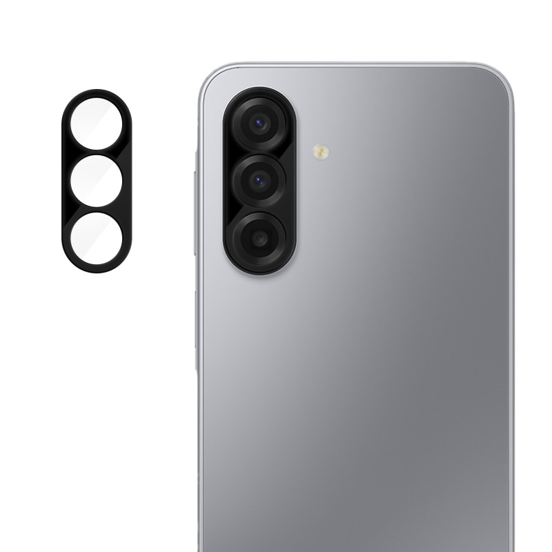 Lente protectora de cristal templado para Samsung Galaxy A18 4G (versión negra)