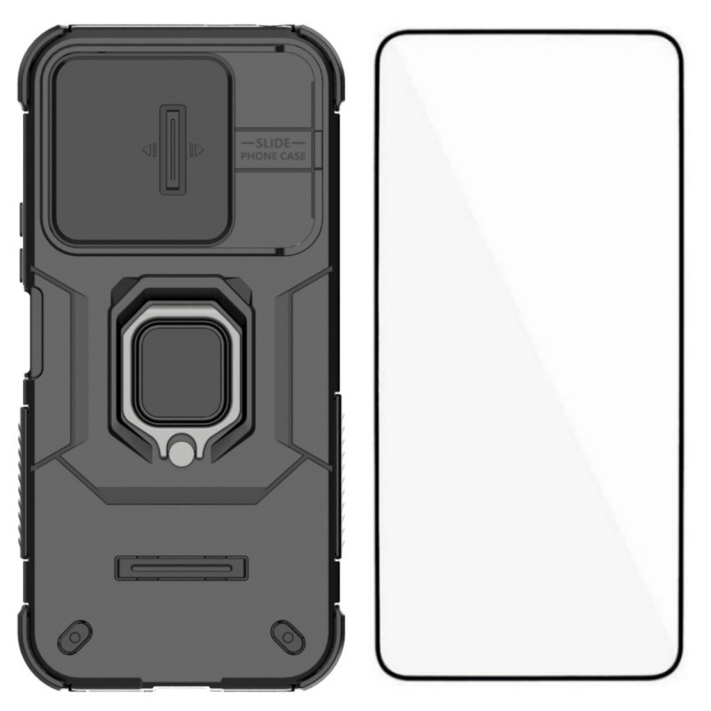 Funda resistente Xiaomi Redmi 17 5G / 4G Ring con protector de pantalla