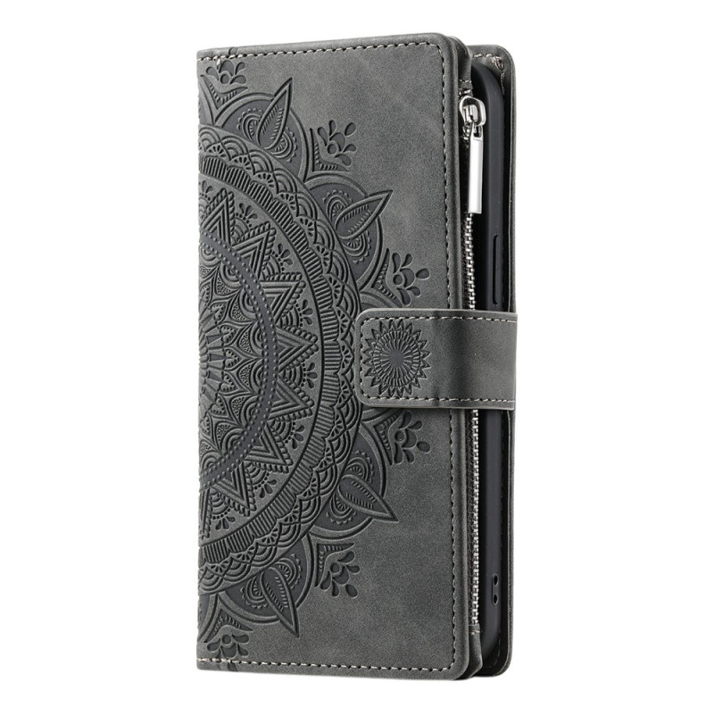Funda tipo cartera para Xiaomi Redmi Note 17 4G / 5G con efecto ante y diseño Mandala