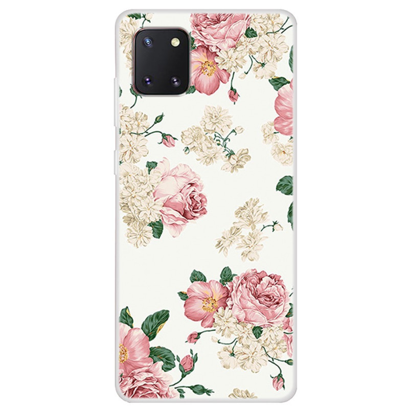 Funda para Samsung Galaxy Note 10 Lite con motivos de flores de ciruelo