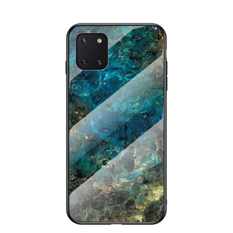 Funda de cristal templado con diseño de mármol para Samsung Galaxy Note 10 Lite