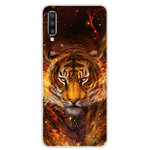 Funda Samsung Galaxy a70 Fire Tiger