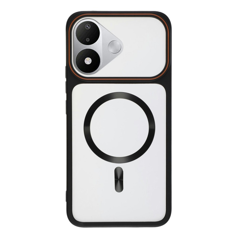 Funda para Xiaomi Redmi Note 17 5G / 4G con una parte  trasera transparente esmerilada y placa magnética
