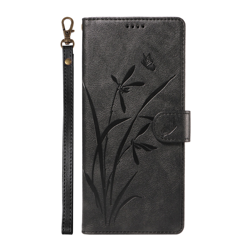 Funda para Xiaomi Redmi Note 17 5G / 4G con estampado de orquídeas y mariposas