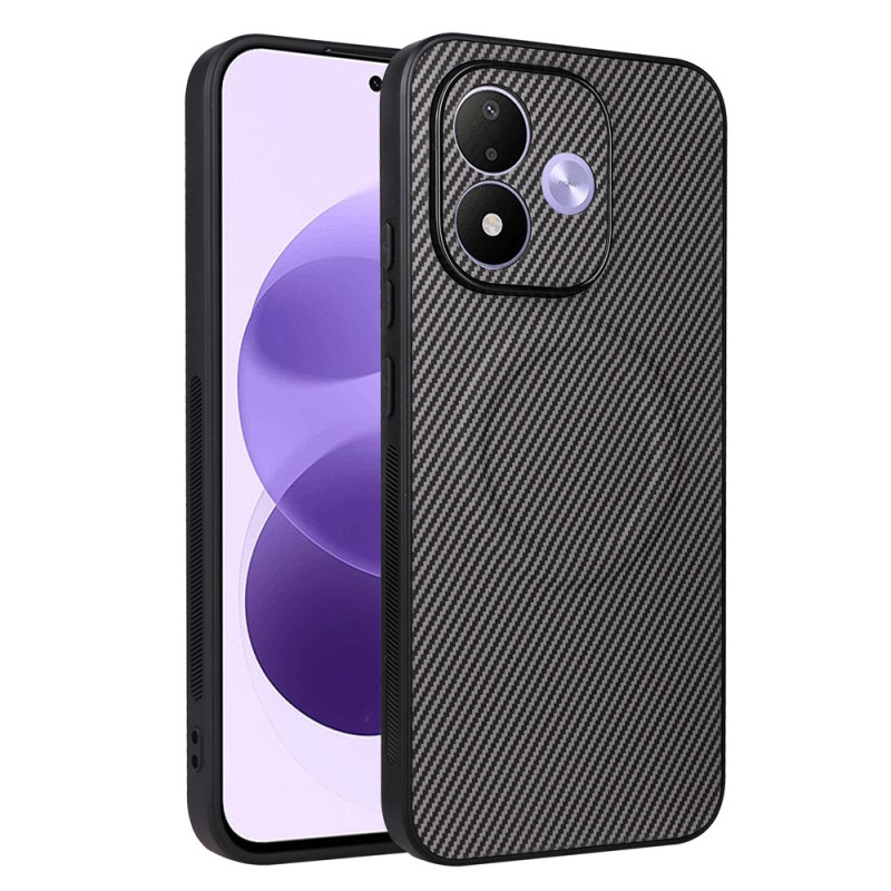 Funda para Xiaomi Redmi Note 17 Pro 5G con efecto fibra de carbono y anillo magnético