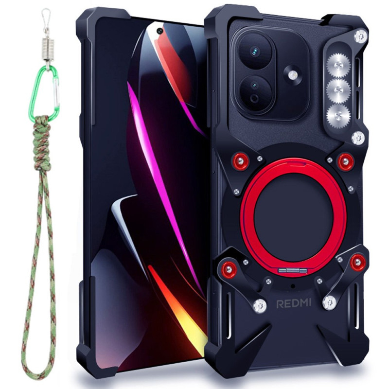 Funda protectora magnética para Xiaomi Redmi Note 17 Pro 5G con anillo de sujeción