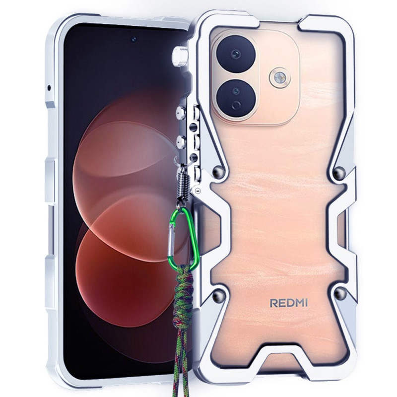 Funda protectora de aluminio para Xiaomi Redmi Note 17 Pro 5G con colgante