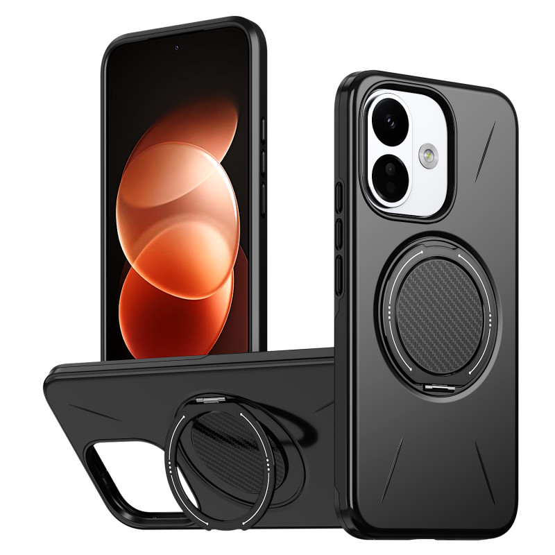 Funda magnética para Xiaomi Redmi Note 17 Pro 5G con anillo giratorio de 360°