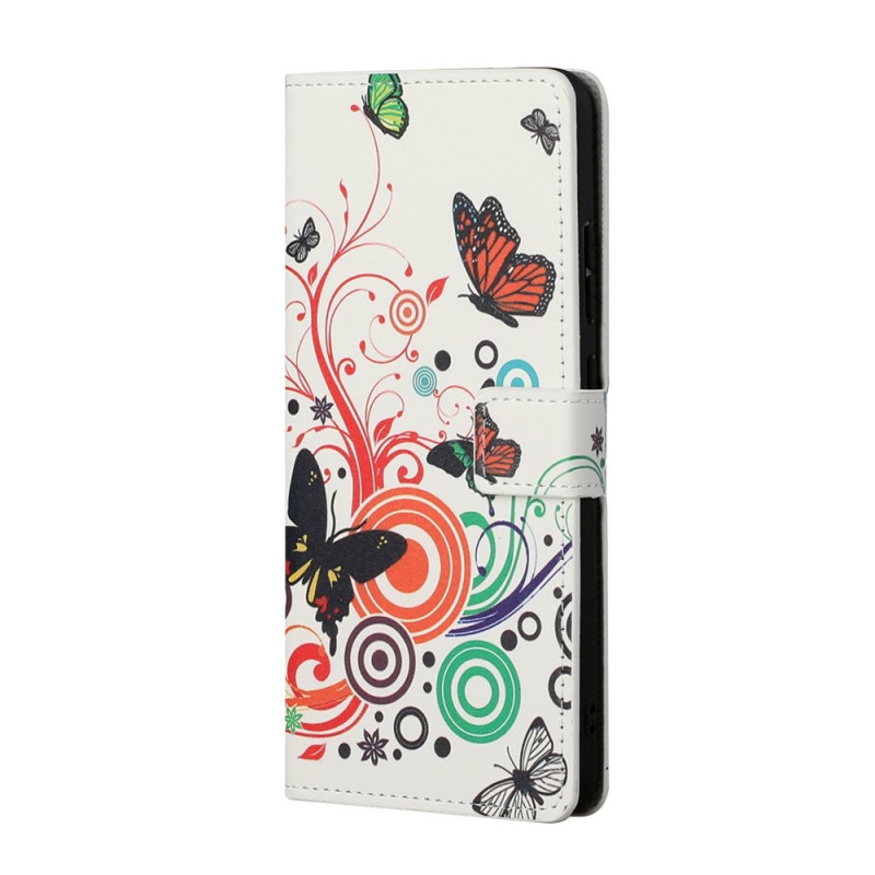 Funda para Xiaomi Redmi Note 17 Pro Max 5G con mariposas