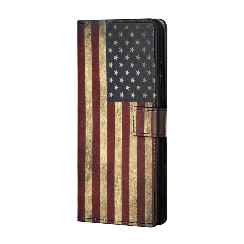 Funda para Xiaomi Redmi Note 17 Pro Max 5G con diseño de bandera vintage