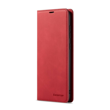 Funda abatible Samsung Galaxy A70 Efecto Cuero FORWENW