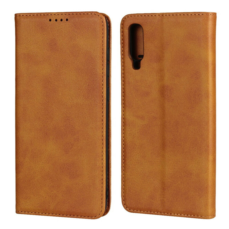 Funda Flip Cover Samsung Galaxy A70 Cuero Estilo Sobriedad
