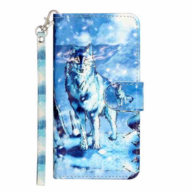 Funda para Samsung Galaxy S26 FE «Lobo de las Nieves» con colgante