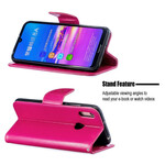 Funda Huawei Y6 2019 Mariposas y solapa oblicua Funda Huawei Y6 2019 Mariposas y solapa oblicua