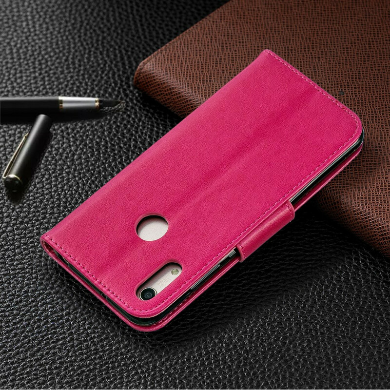 Funda Huawei Y6 2019 Mariposas y solapa oblicua Funda Huawei Y6 2019 Mariposas y solapa oblicua