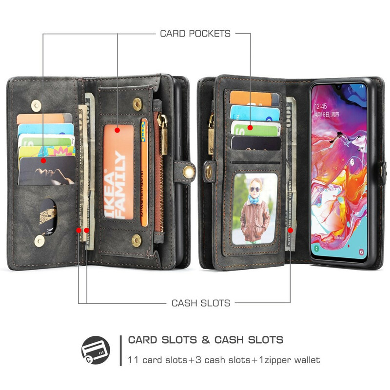 Funda Samsung Galaxy A70 CASEME Funda desmontable Funda Samsung Galaxy A70 CASEME Funda desmontable