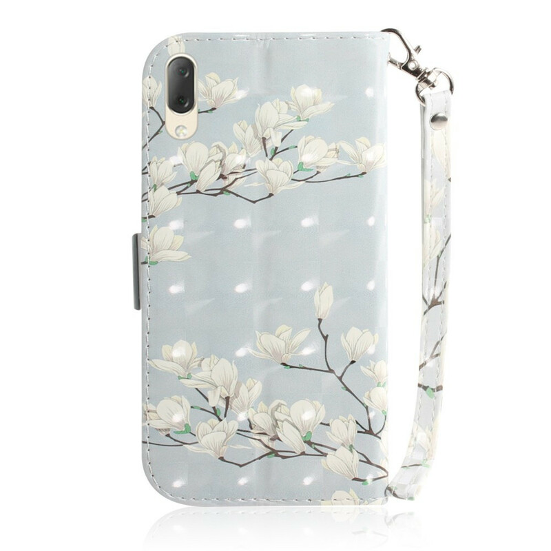 Funda con colgante para el Sony Xperia L3 Flower Tree