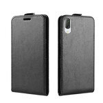 Funda plegable efecto piel para Sony Xperia L3