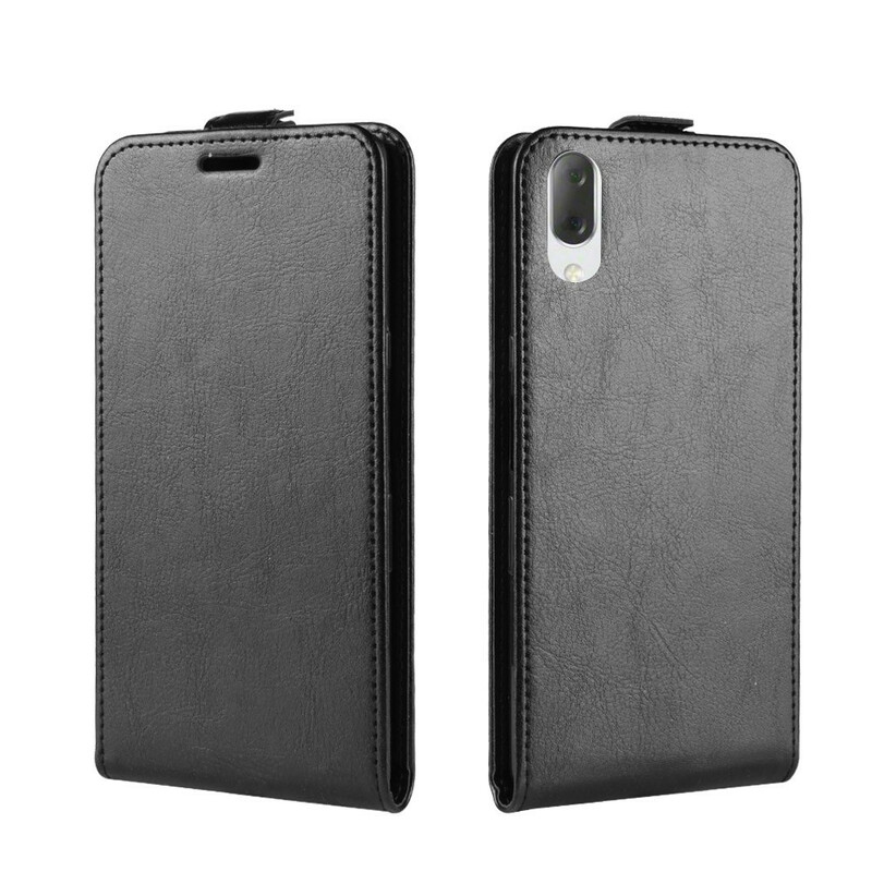 Funda plegable efecto piel para Sony Xperia L3