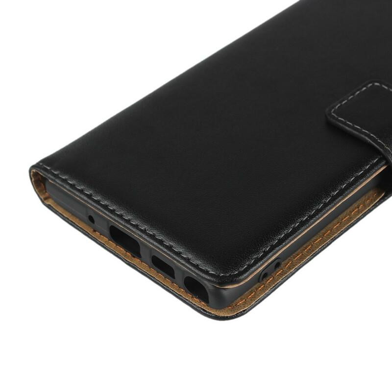 Funda de invitación de cuero genuino para Samsung Galaxy Note 10