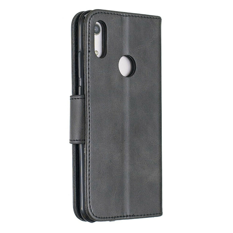Funda Huawei Y6 2019 solapa oblicua lisa
