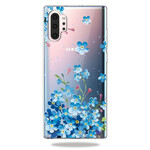 Funda Samsung Galaxy Note 10 Plus Azul Flores