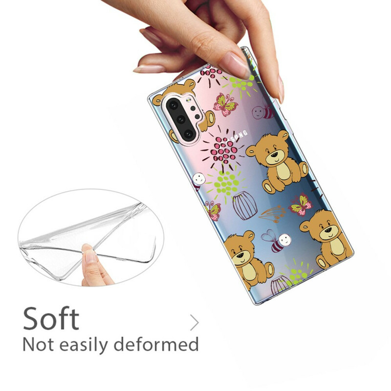 Samsung Galaxy Note 10 Plus Funda Oso de Peluche Superior