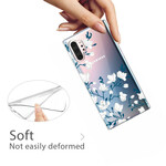 Funda Samsung Galaxy Note 10 Plus Flores blancas