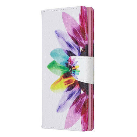Funda de flor de acuarela para Samsung Galaxy Note 10 Plus