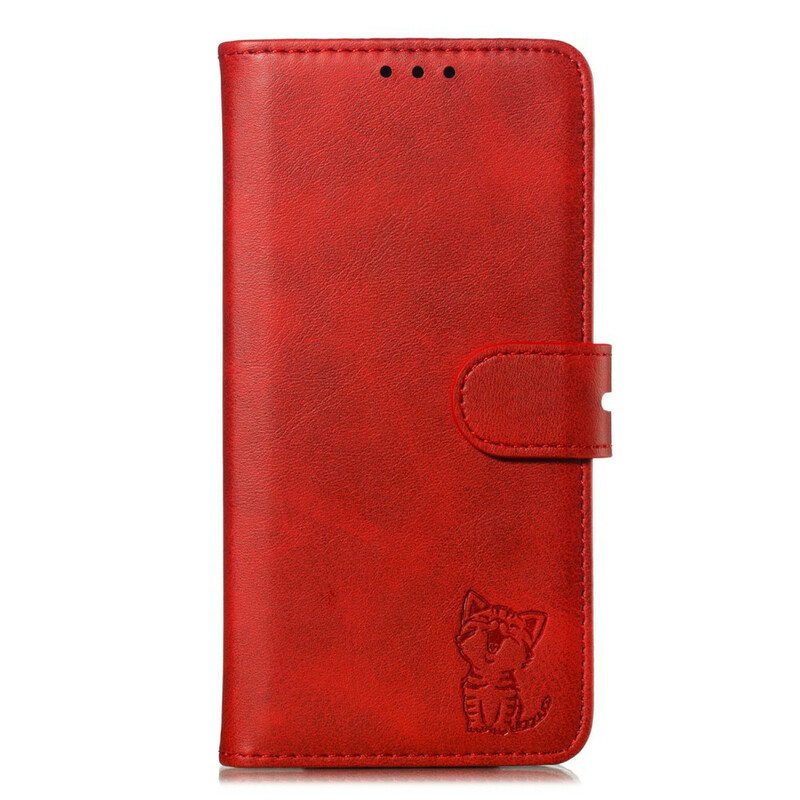 Funda de piel sintética Samsung Galaxy Note 10 Plus Kitten