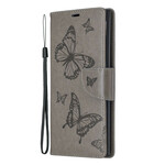 Funda Samsung Galaxy Note 10 Plus con colgante de mariposa