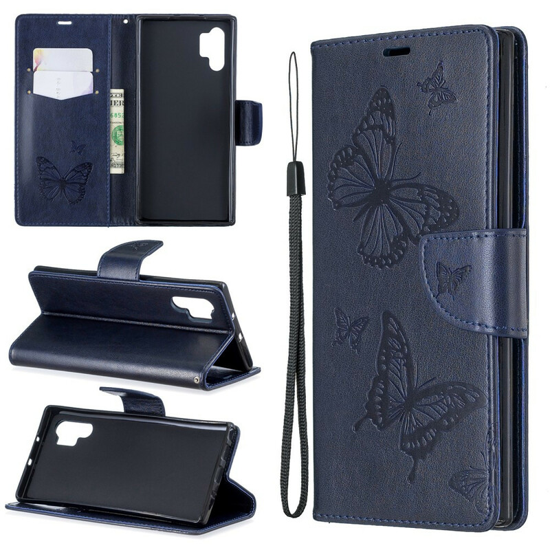 Funda Samsung Galaxy Note 10 Plus con colgante de mariposa