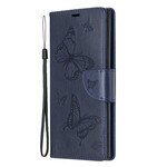 Funda Samsung Galaxy Note 10 Plus con colgante de mariposa